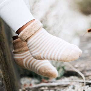 Socks by Fibre for Good: Stripe Small (0-6m)