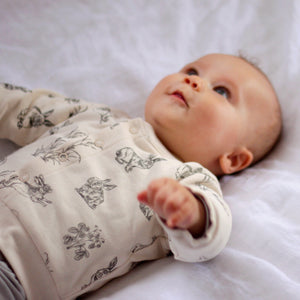 Essentials Fleece Cardigan Almond -Burrowers