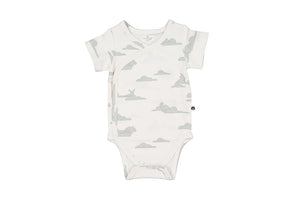 Dreamscape short sleeve Kimono Bodysuit