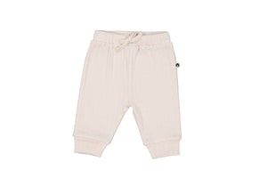 Almond Blush Pointelle Baby Pants