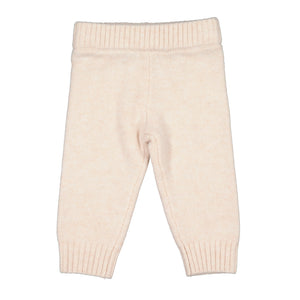 Baby Knit Pants - Ivory Blush