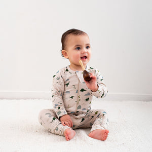 Jurassic Roam Long Sleeve Zip Suit