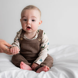 AW26 Knit Overalls - Umber