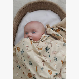 Stretchy Swaddle - Jungle Stamp