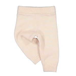 Baby Knit Pants - Ivory Blush