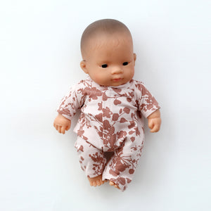 Doll Romper - Flower Splash