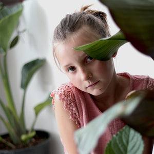 Fleur Singlet - Rose Tan with Lace