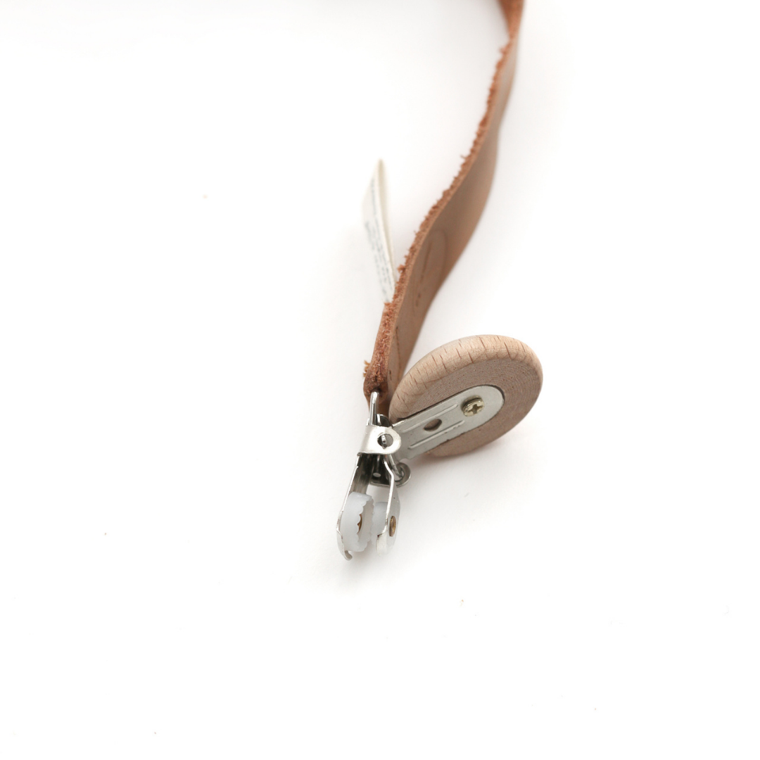 Leather Pacifier Clips