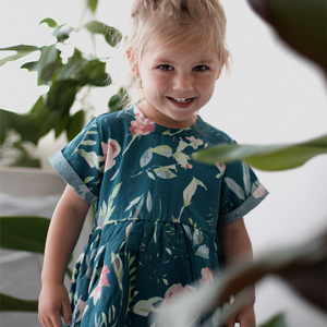 Mila Dress - Green Leavings