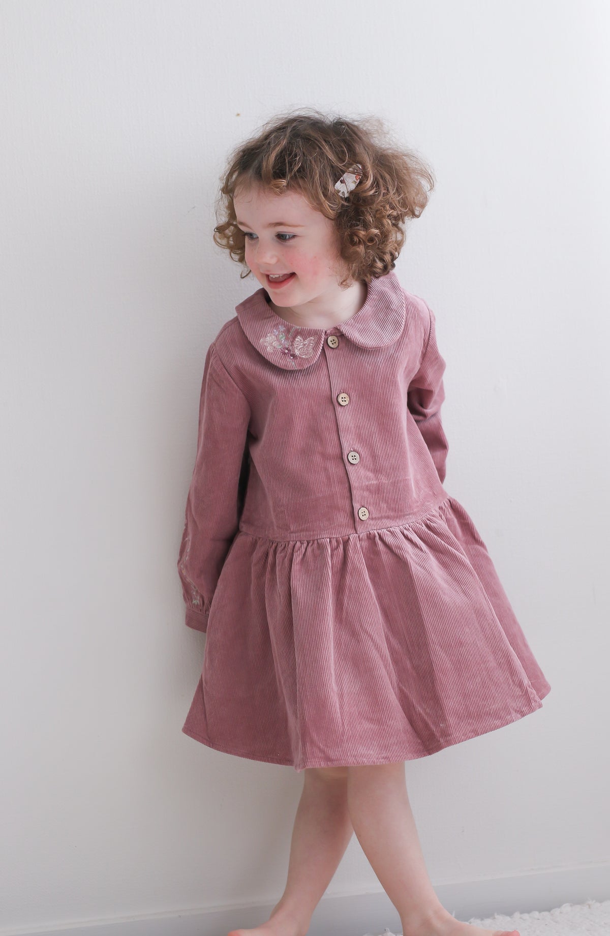 Ivy Corduroy Dress - Meadow Dusk