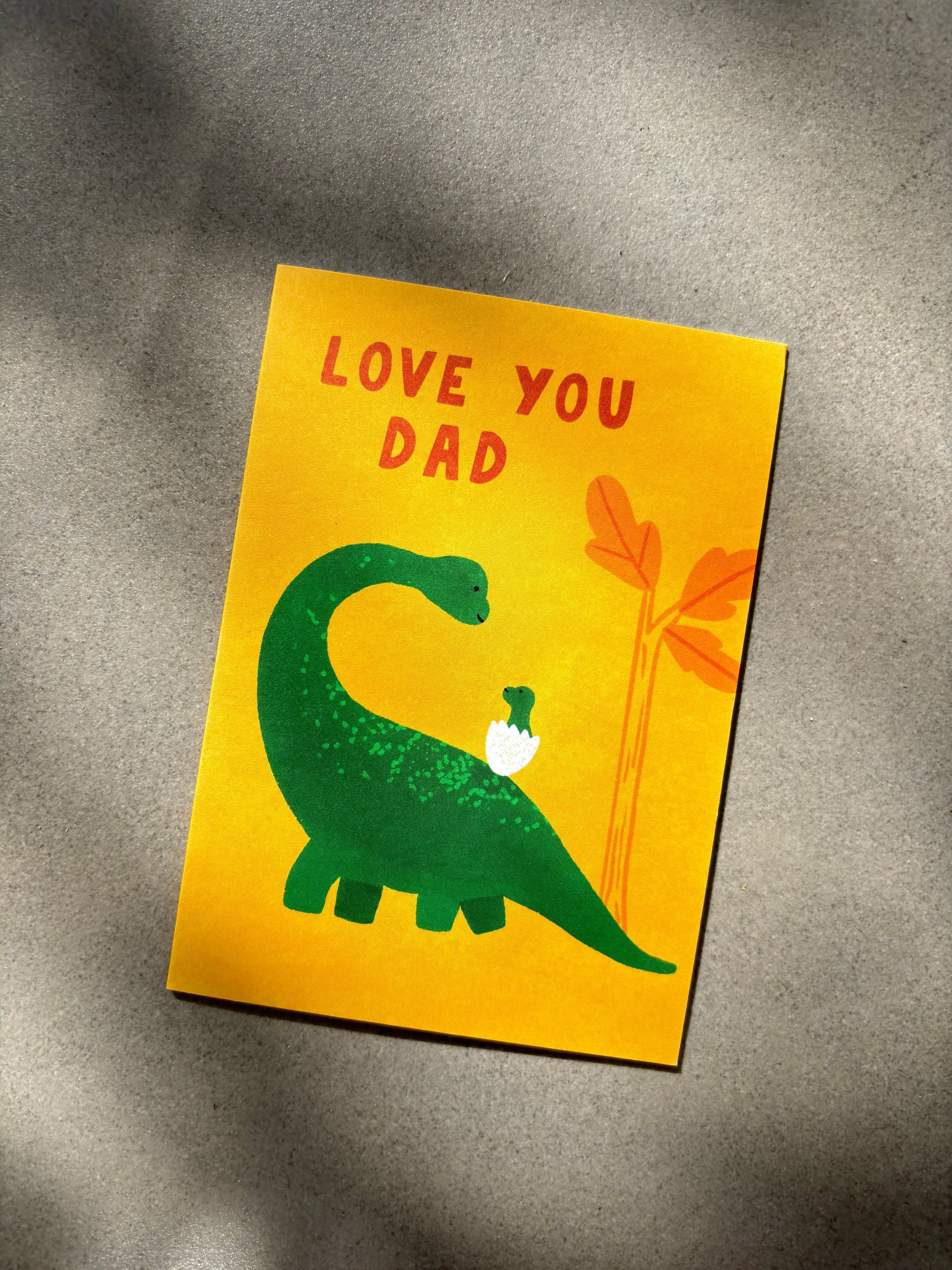 Dinosaur Dad Card - Father’s Day Greeting | Dad Birthday