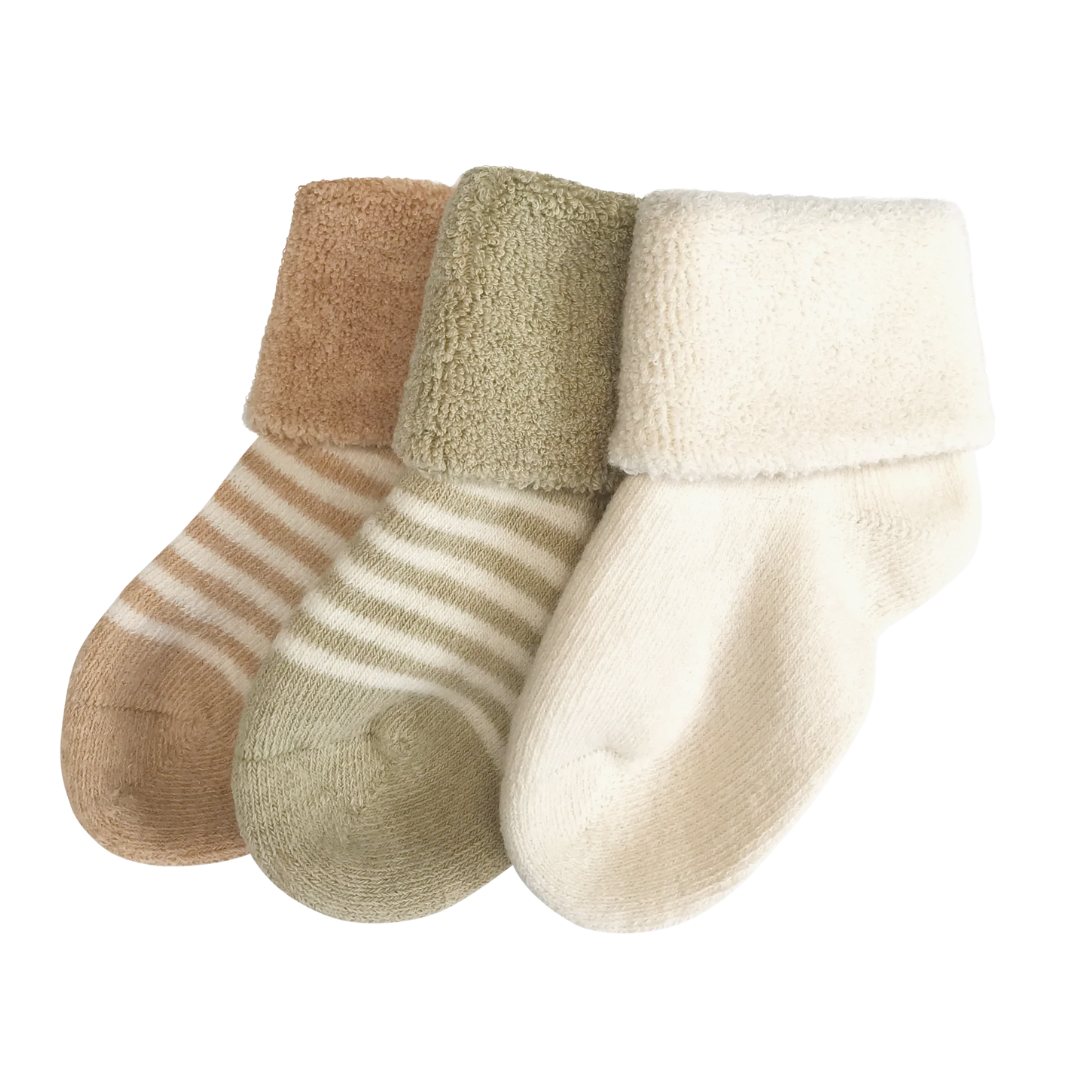 Socks by Fibre for Good: Stripe Small (0-6m)
