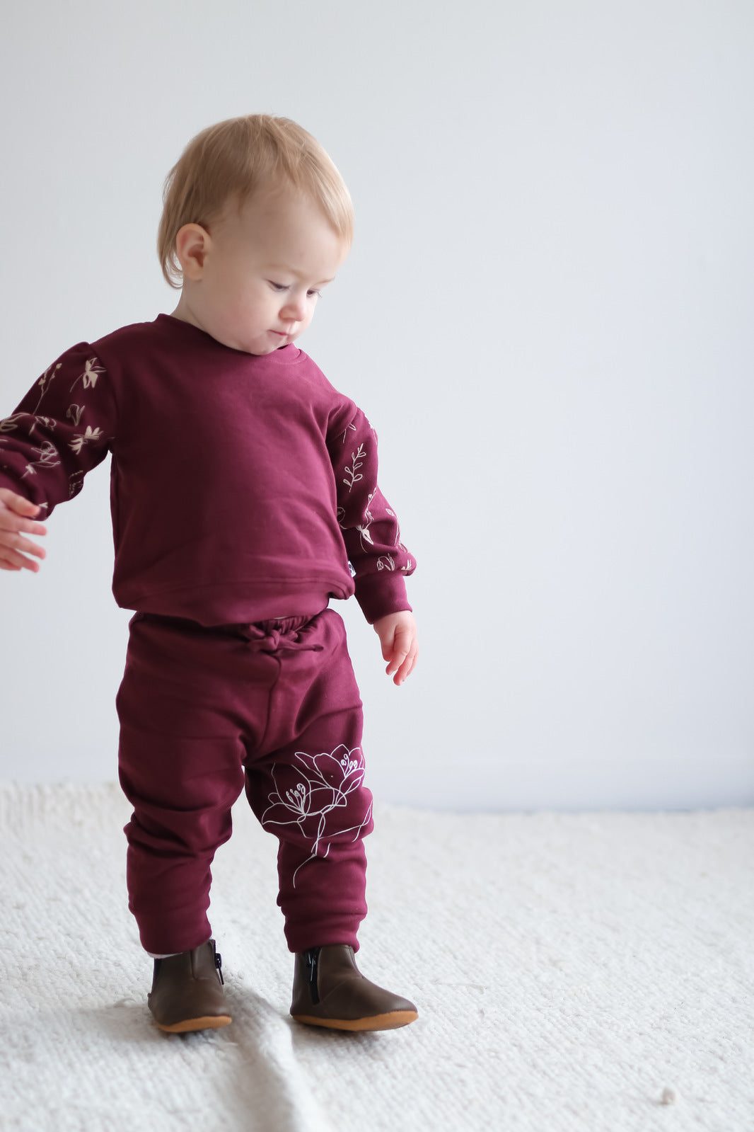 Flower Sketch track pants