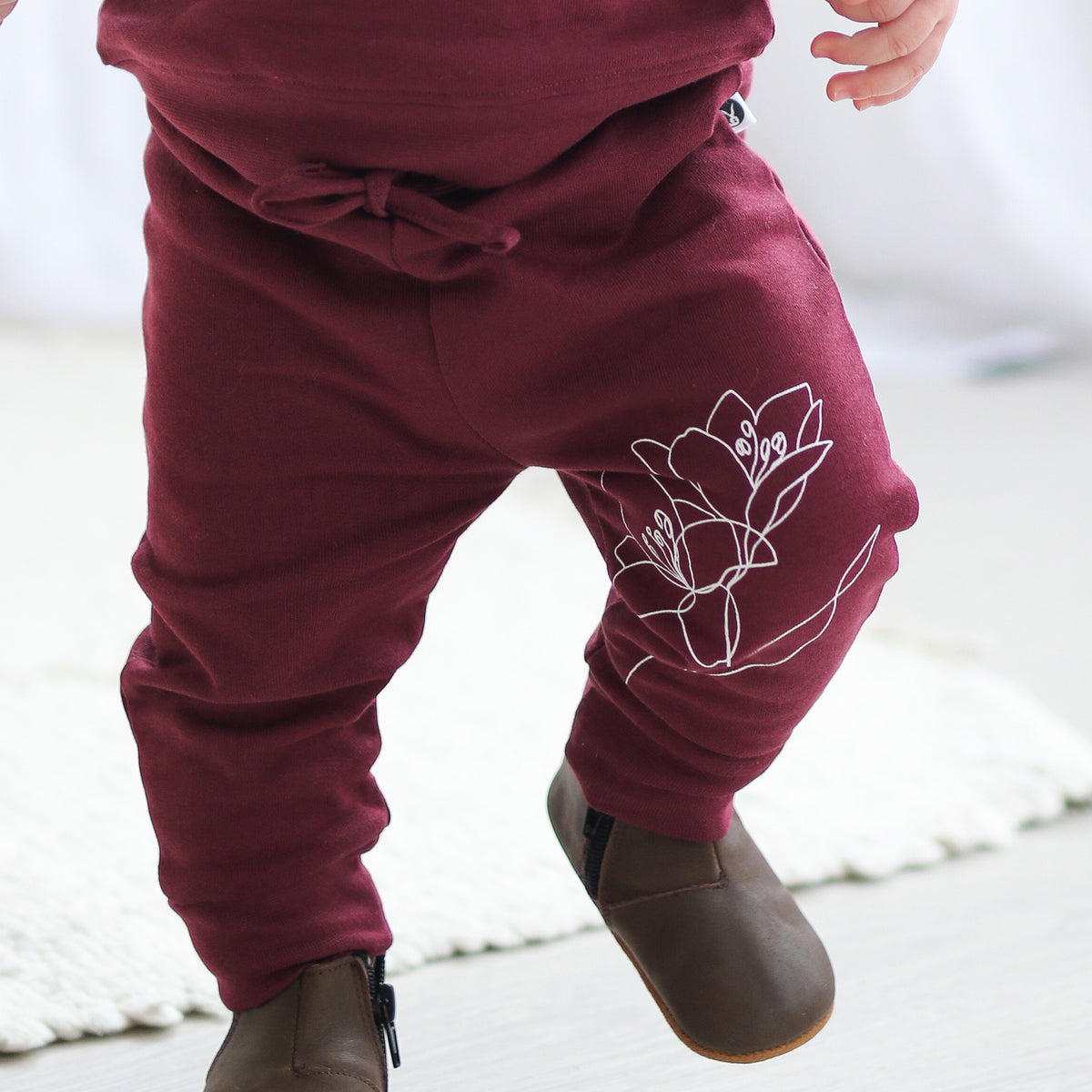 Flower Sketch track pants