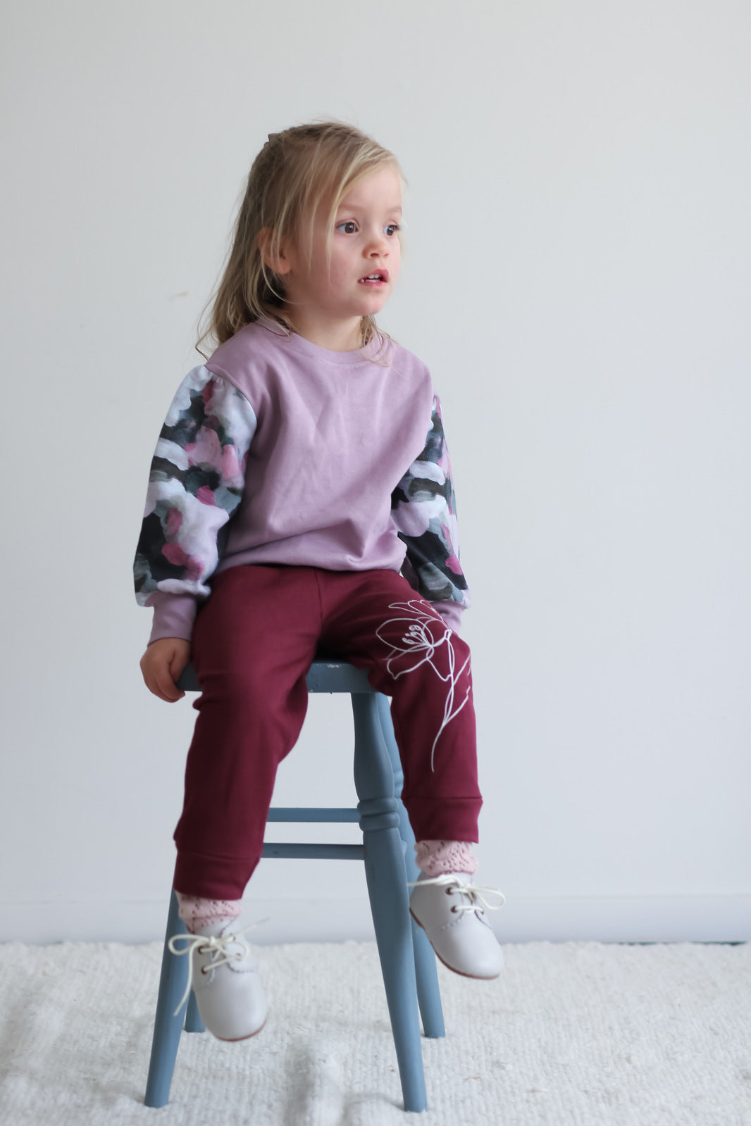 Flower Sketch track pants