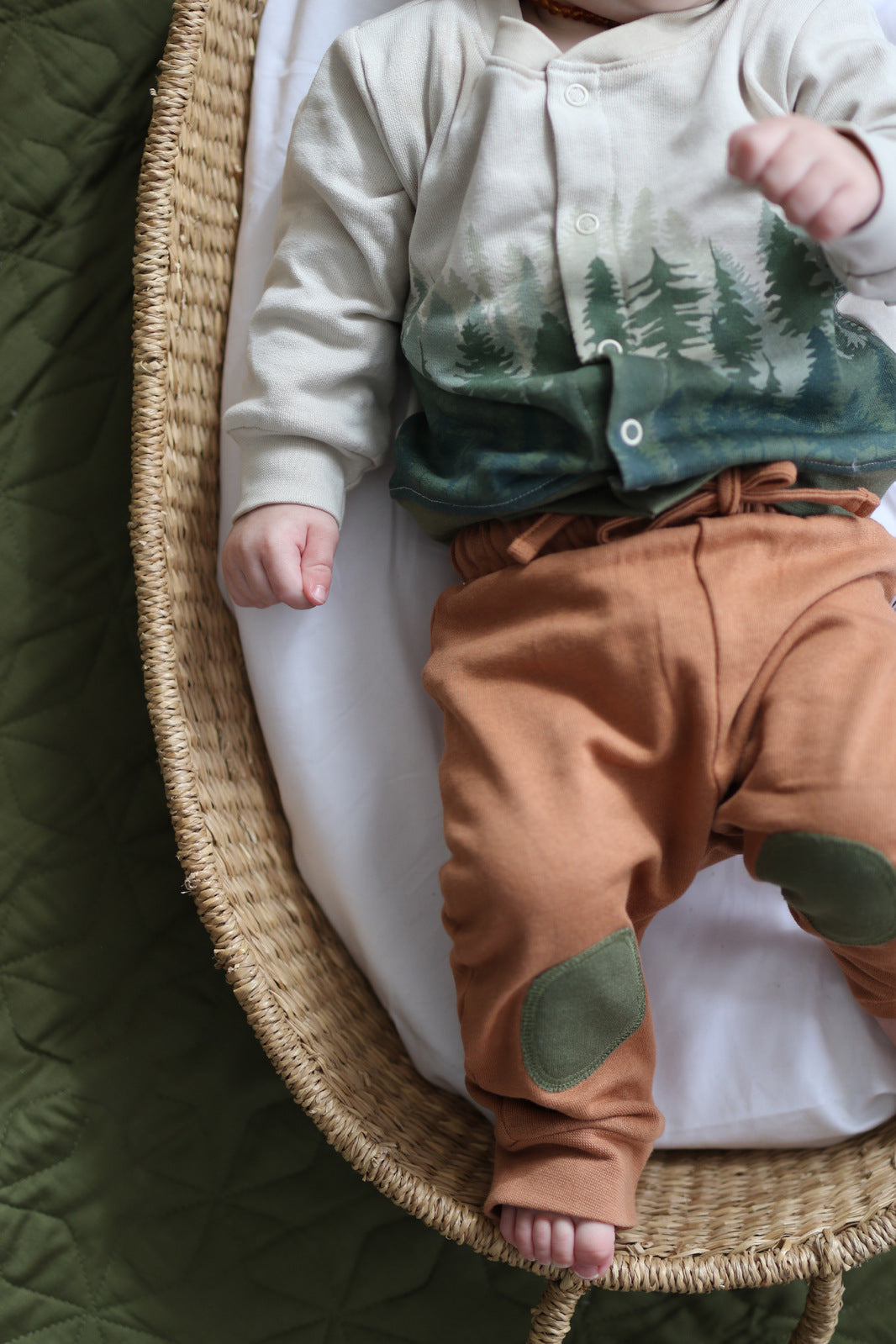 Tan / Moss Green Pants