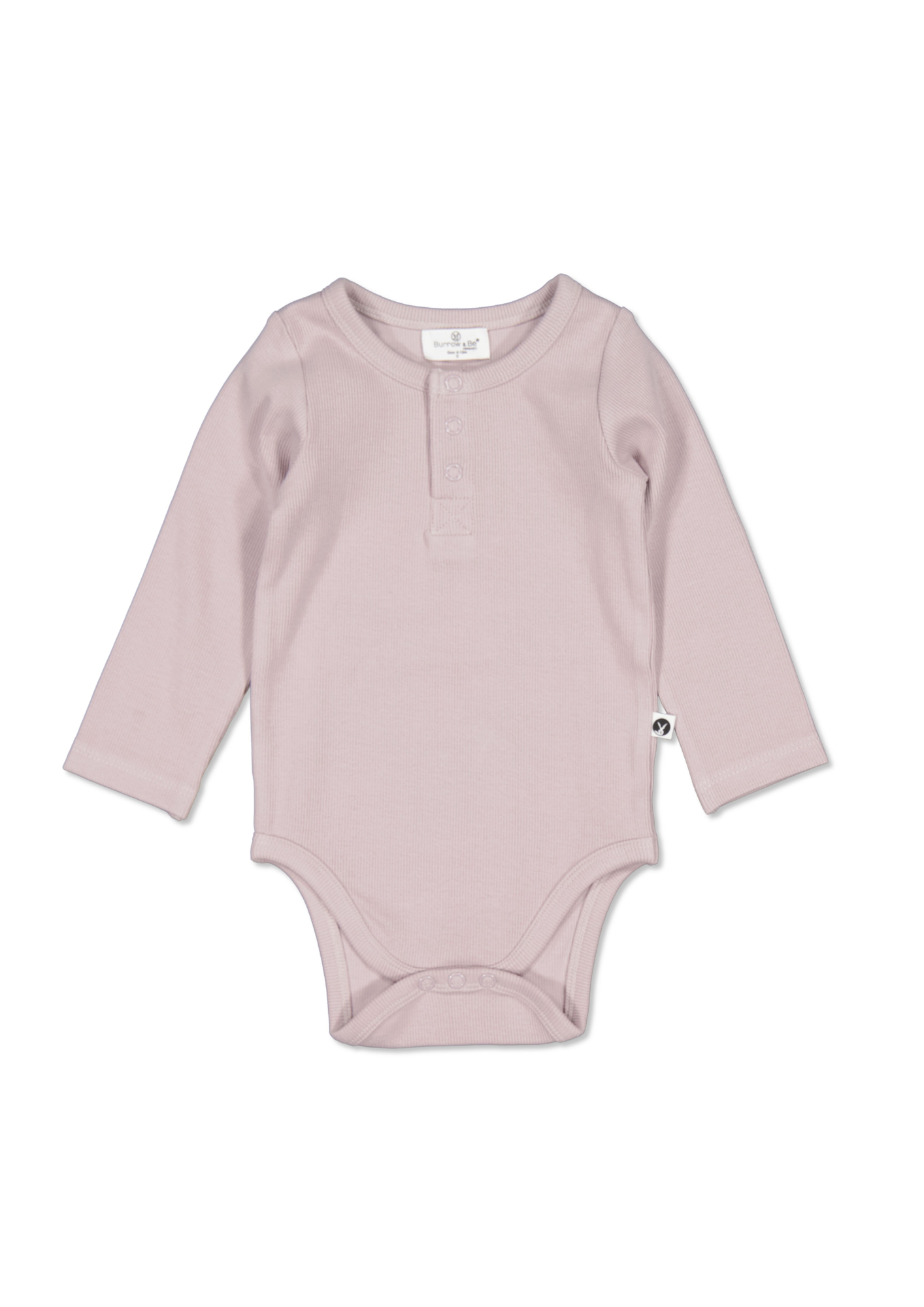 Henley Rib Bodysuit – Lavender