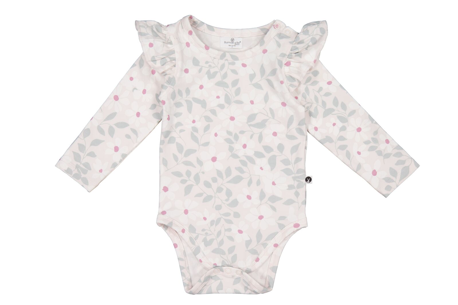 Bellis flutter long sleeve bodysuit