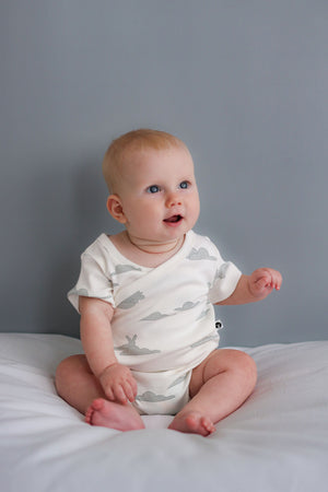 Dreamscape short sleeve Kimono Bodysuit