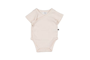 Almond Blush Pointelle Kimono Bodysuit