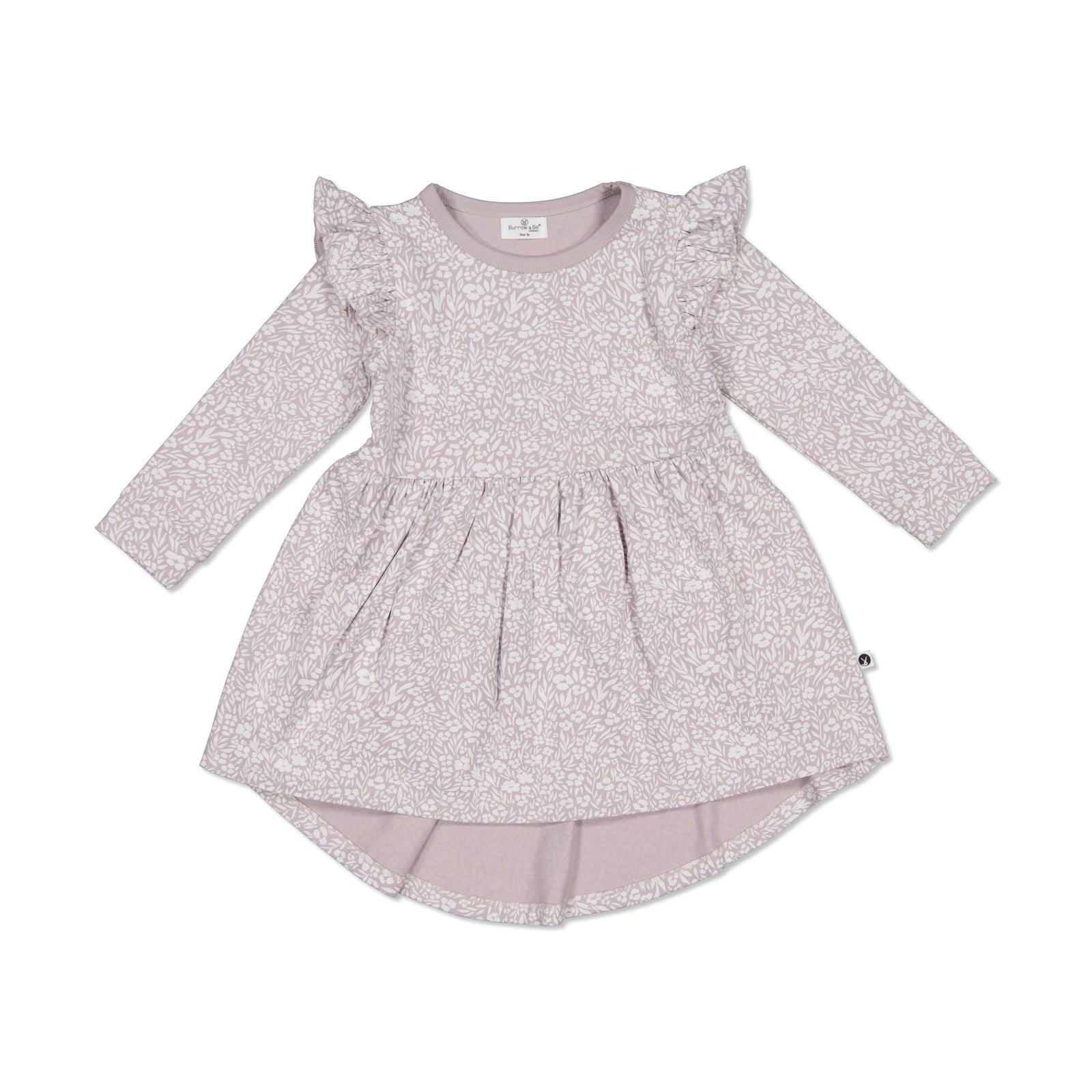 Long sleeve flutter dress – Floria