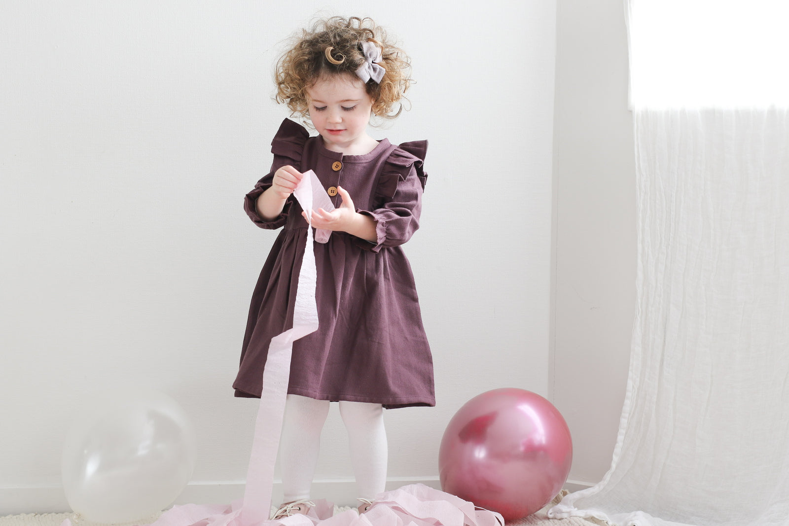 Hazel dress – Plum