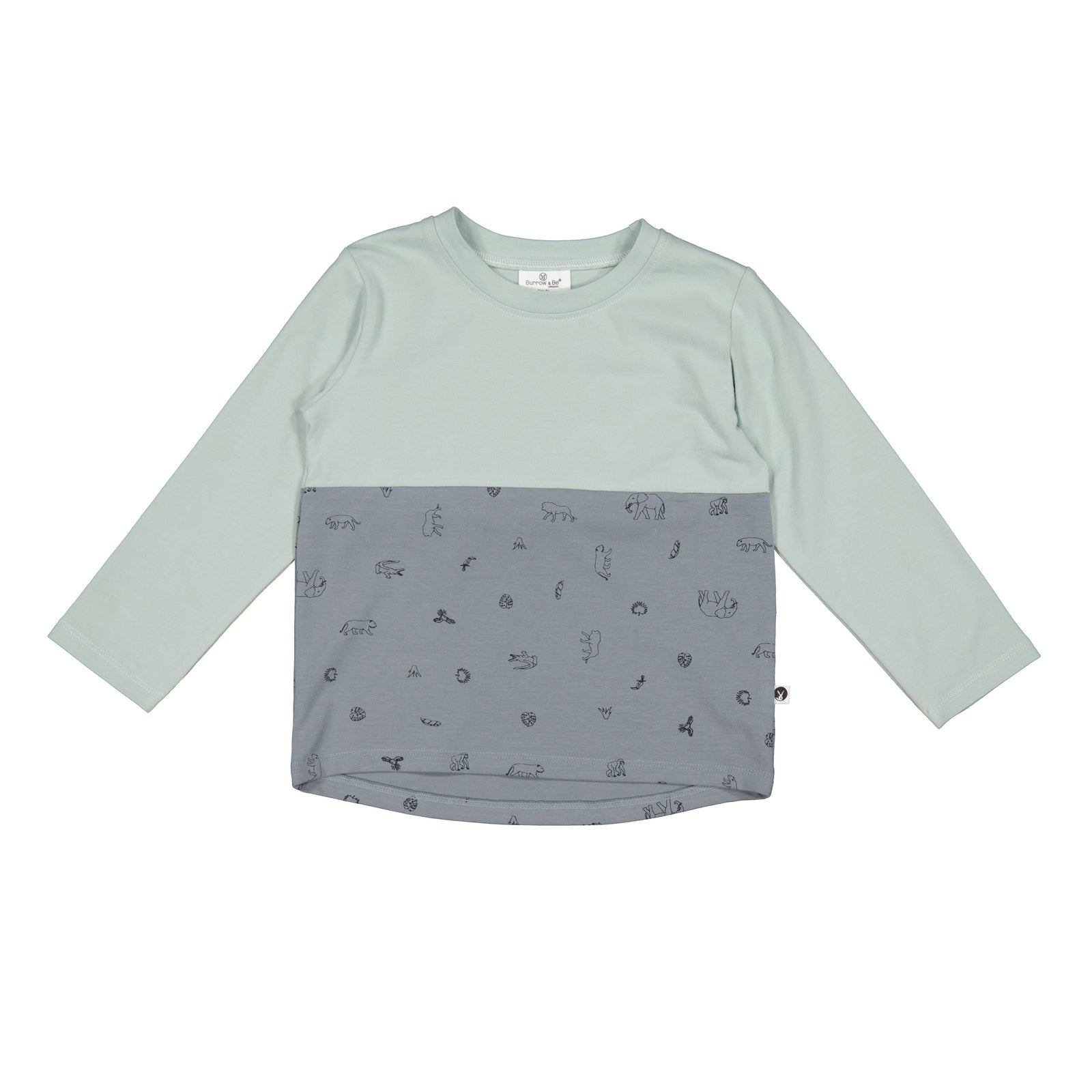Long Sleeve Block T-shirt - Junglette