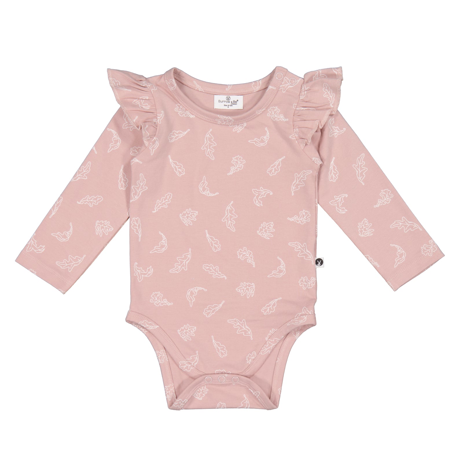 Long sleeve flutter bodysuit - Flutter print
