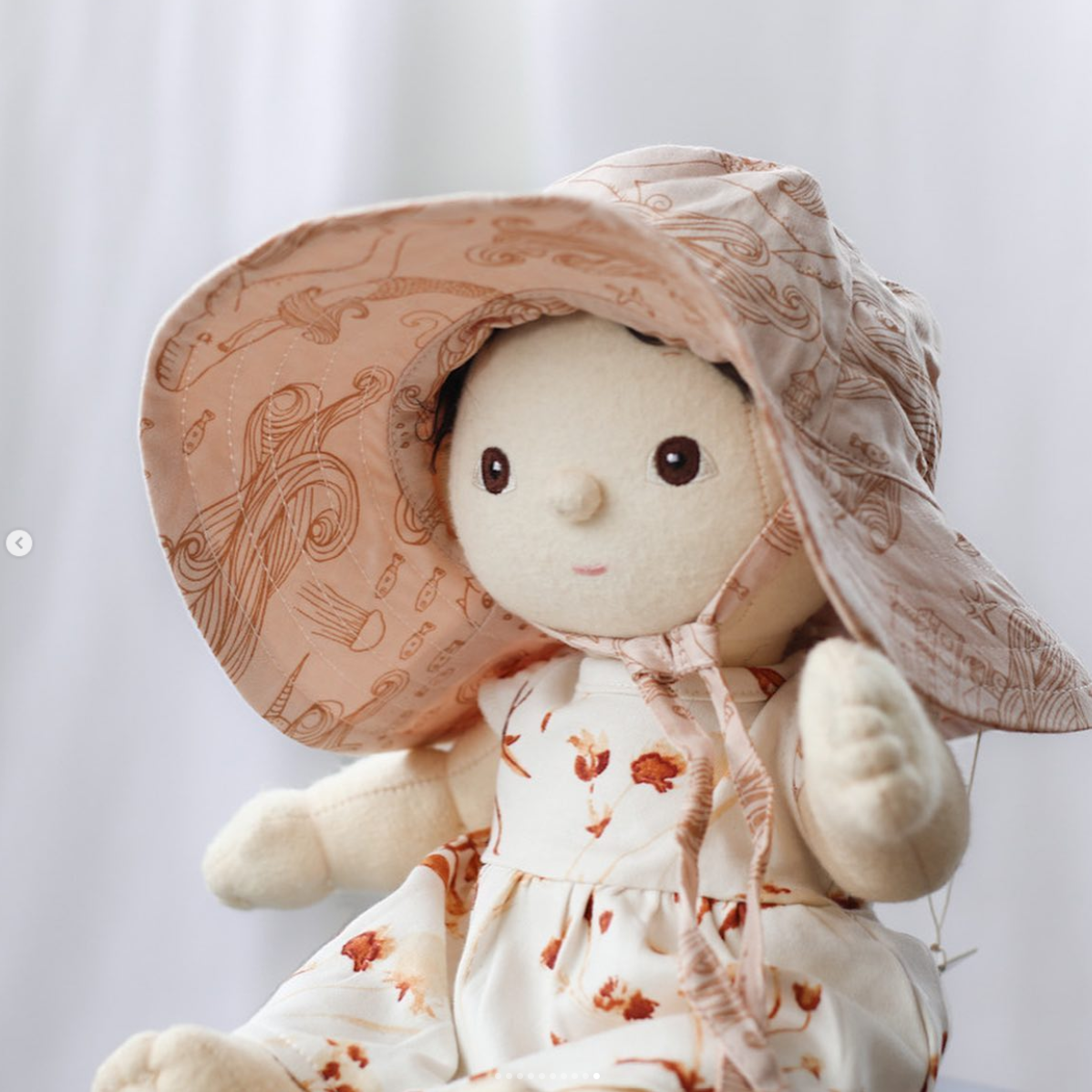 Doll Dress - Autumn Leaves (38cm)