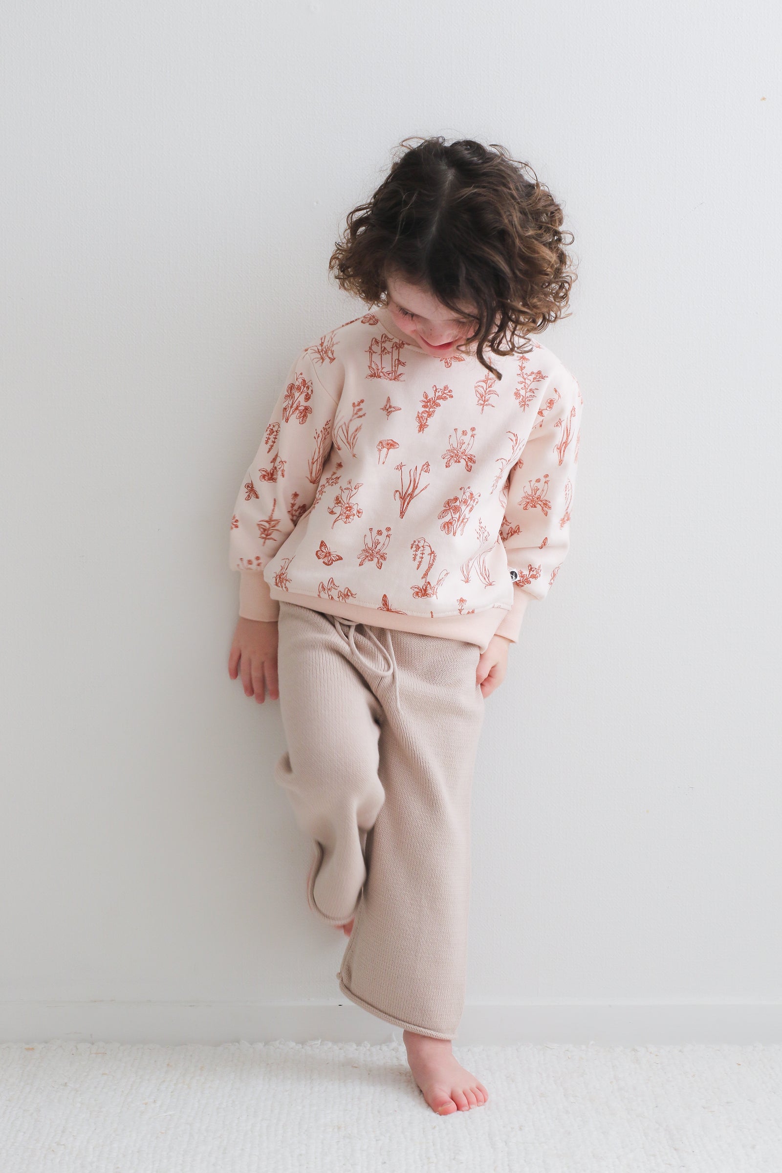 Bishop Sweater - Blush Meadow