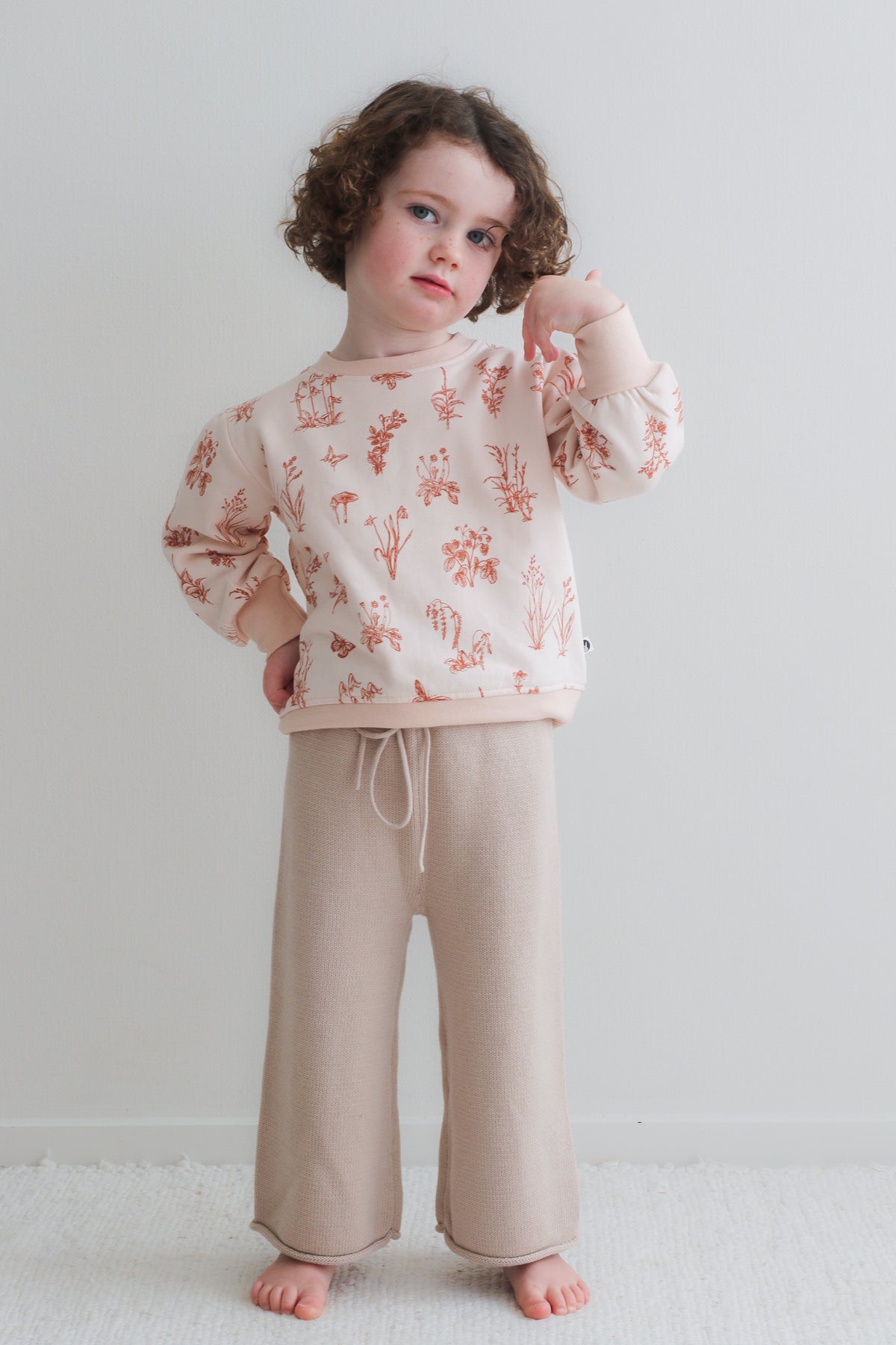 Bishop Sweater - Blush Meadow