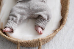 Baby Knit Pants - Taupe