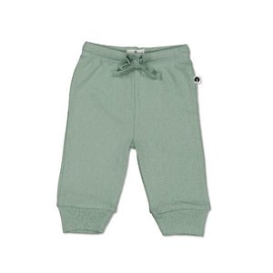 Pointelle Baby Pants - River Stone