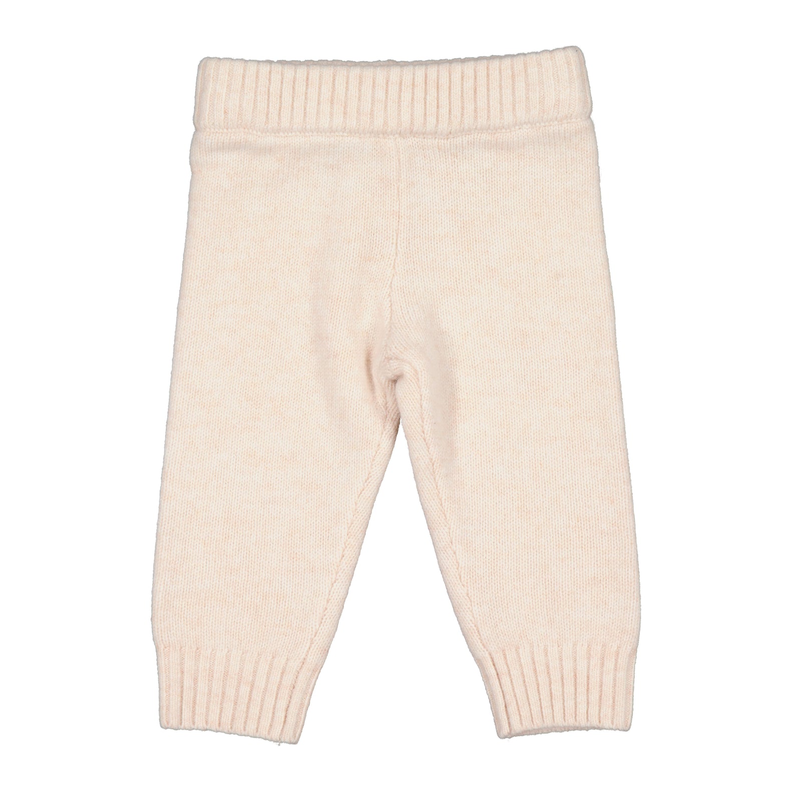 Baby Knit Pants - Ivory Blush