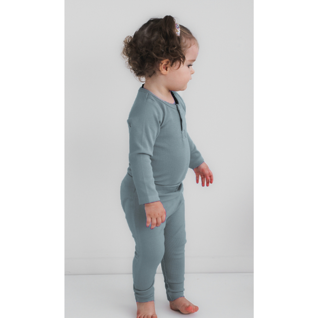 Rib Leggings - Abyss