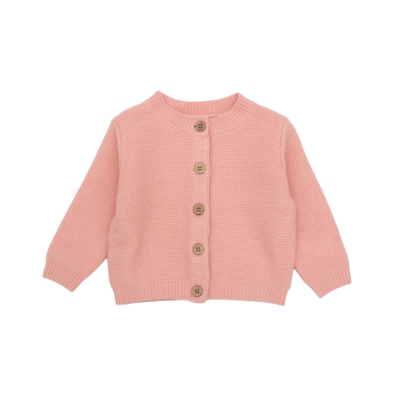 AW26 100% Wool Cardigan - Carnation