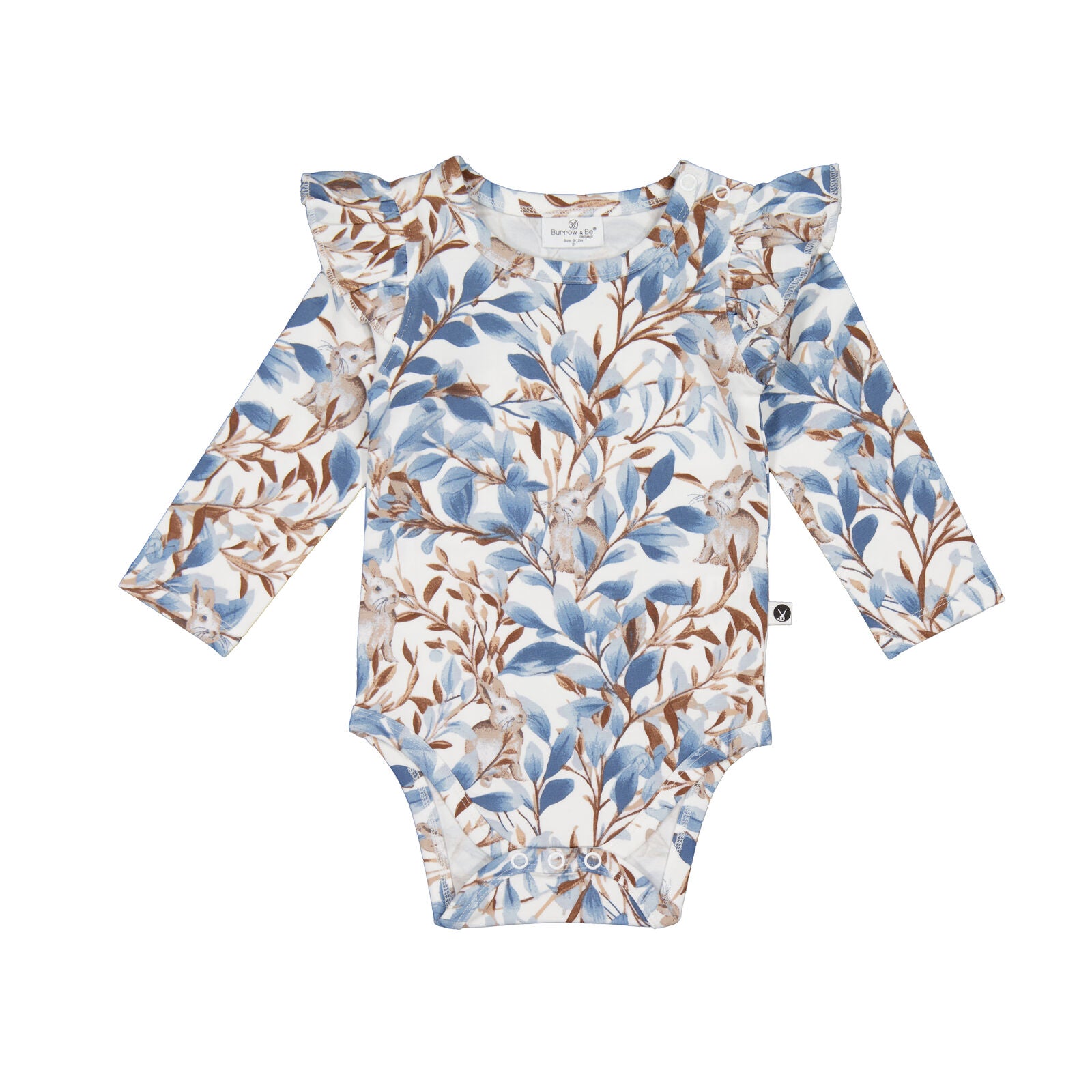 Eden Long Sleeve Flutter Bodysuit