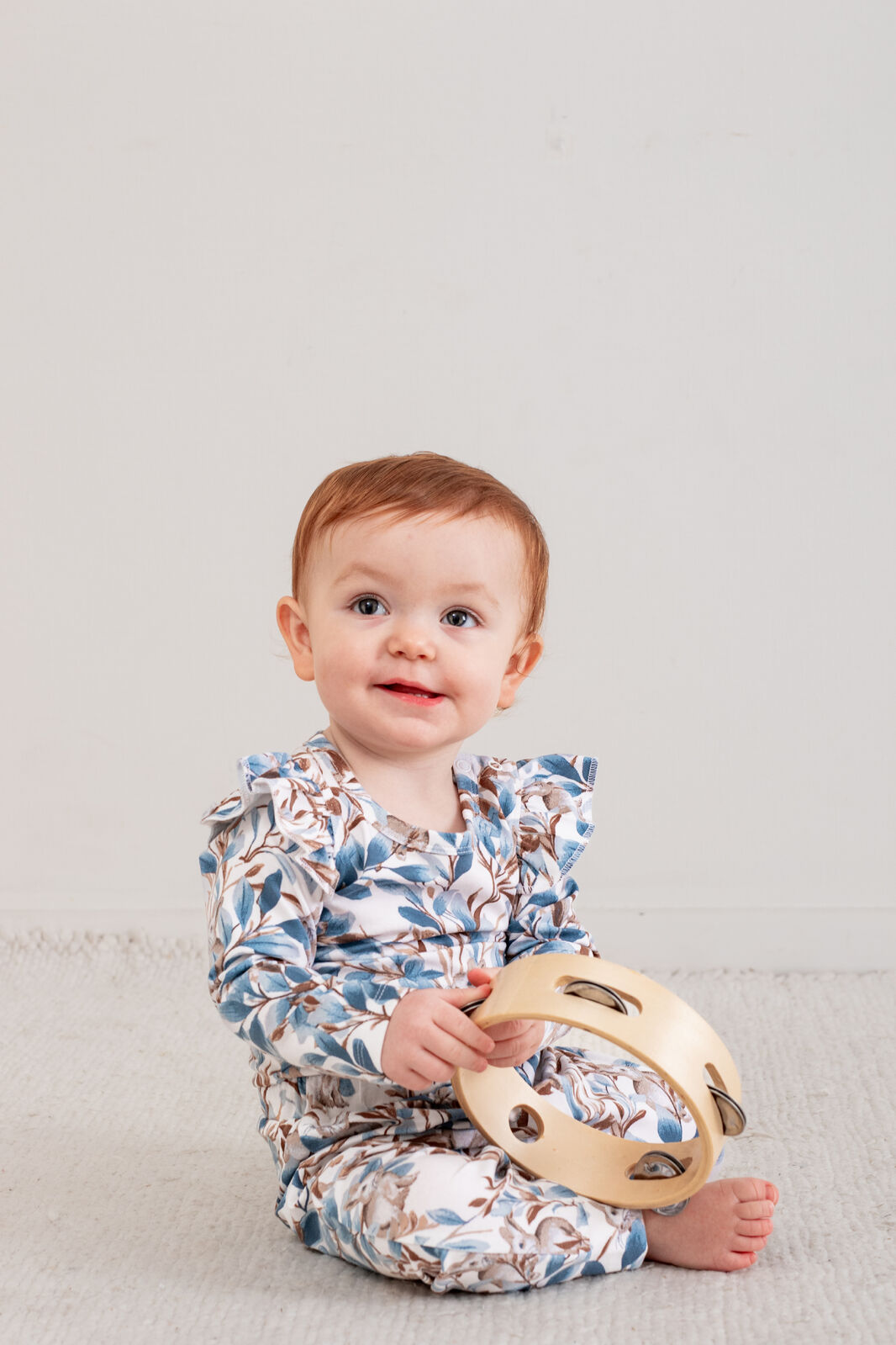 Eden Long Sleeve Flutter Bodysuit