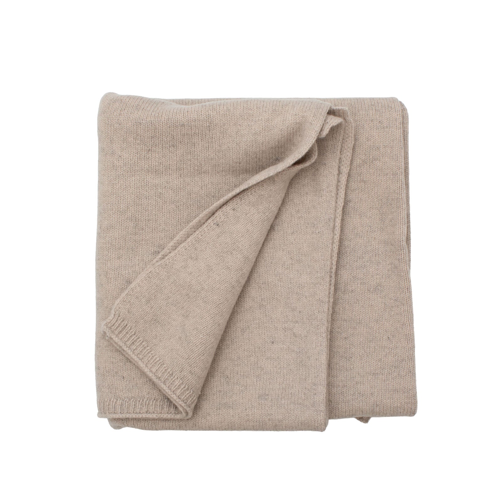 AW26 100% Wool Knit Baby Blanket - Stone Taupe