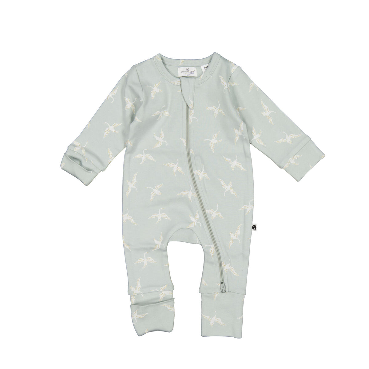 Swan Flight Long Sleeve Zip Suit