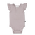 Flutter Sleeve Bodysuit - Lavender Rib