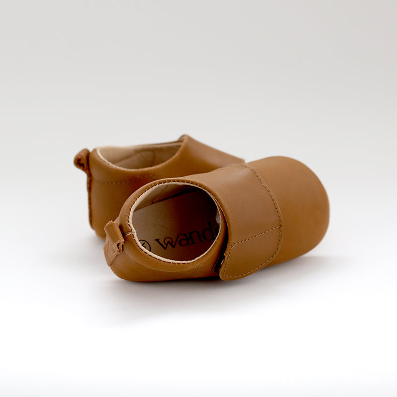 New Arrival: Addison Leather Shoe - Soft Sole (Caramel)