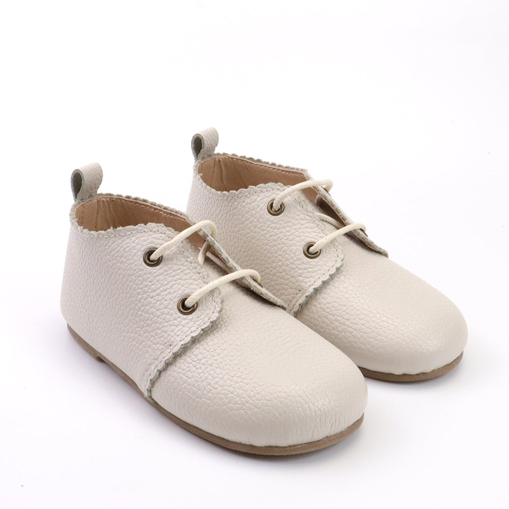 Oxford Leather Shoe - Hard Sole (Cloud)