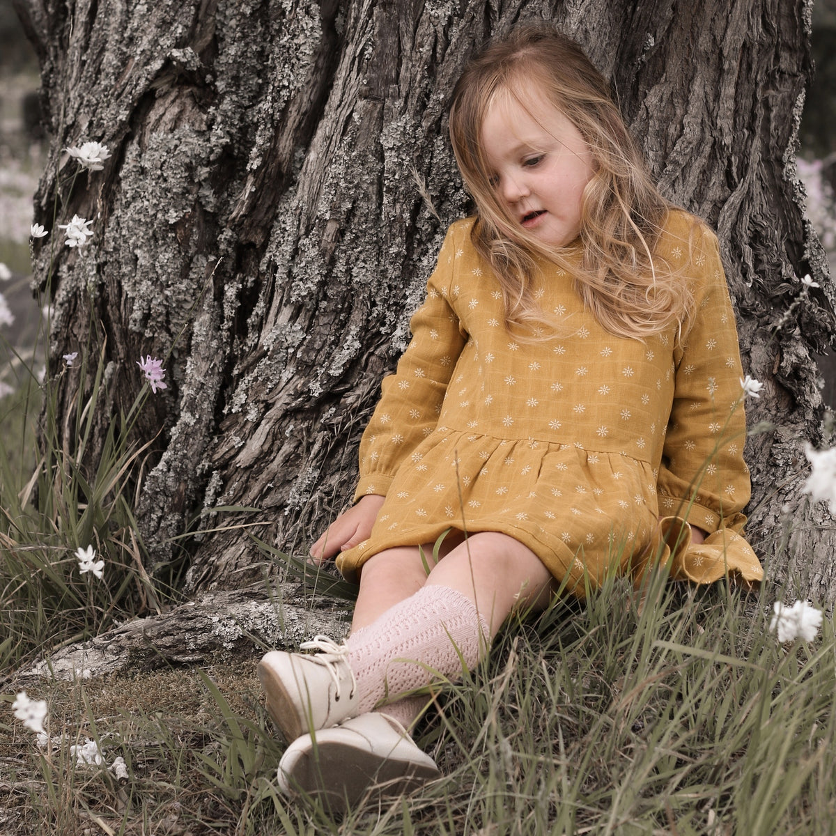 Oxford Leather Shoe - Hard Sole (Cloud)