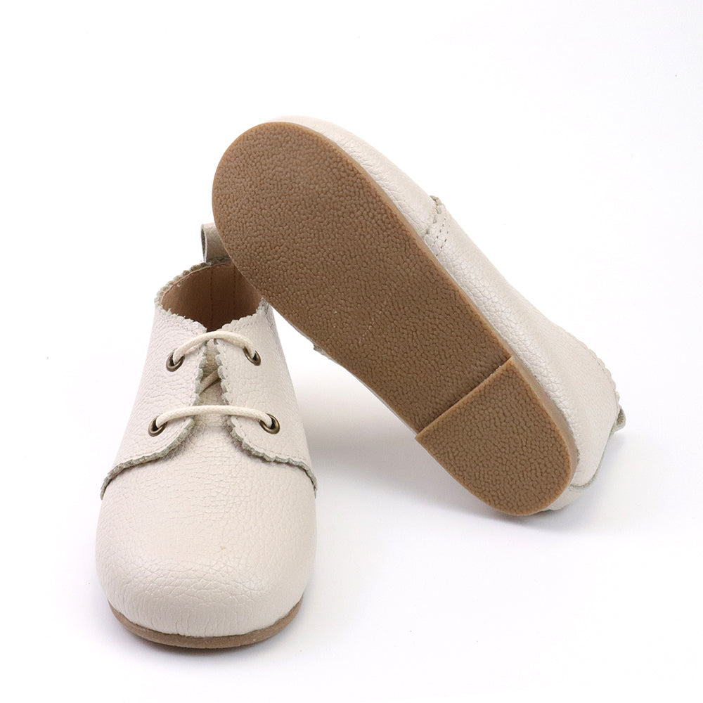 Oxford Leather Shoe - Hard Sole (Cloud)
