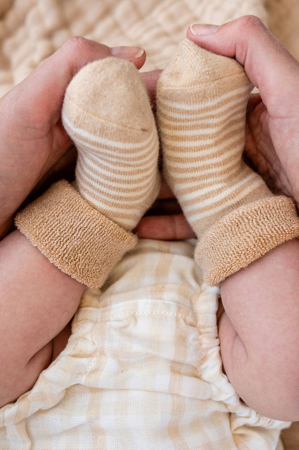 Socks by Fibre for Good: Stripe Small (0-6m)