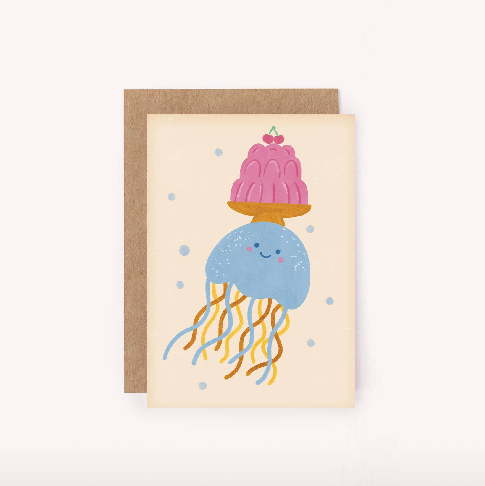 Jellyfish Mini Card - Illustrated Cute Kids Birthday Fun