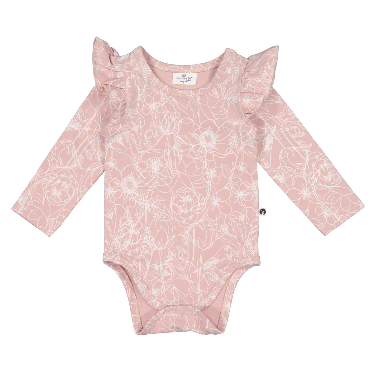 Long Sleeve flutter bodysuit - Botanichaos
