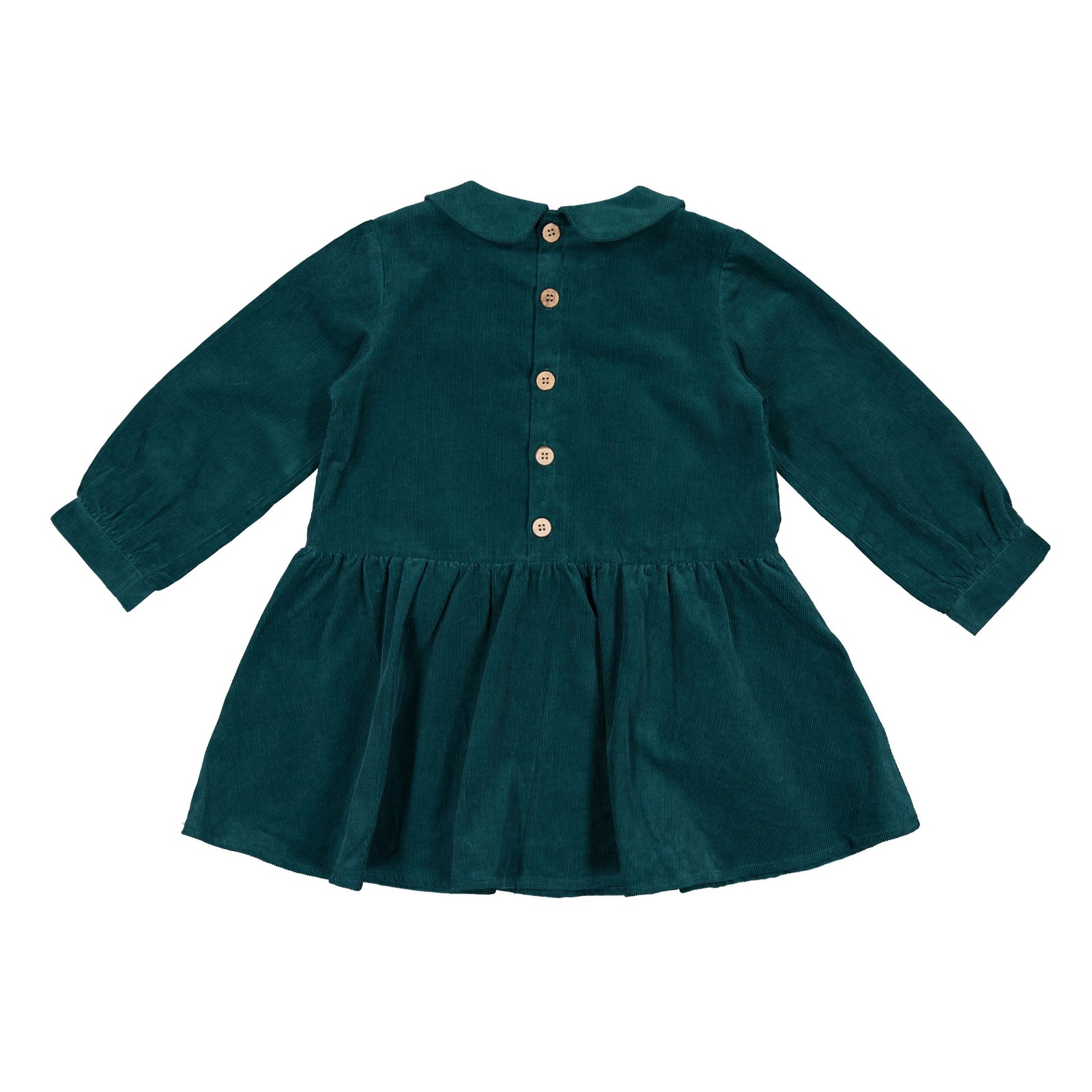 Ivy Corduroy Dress - Bunny teal