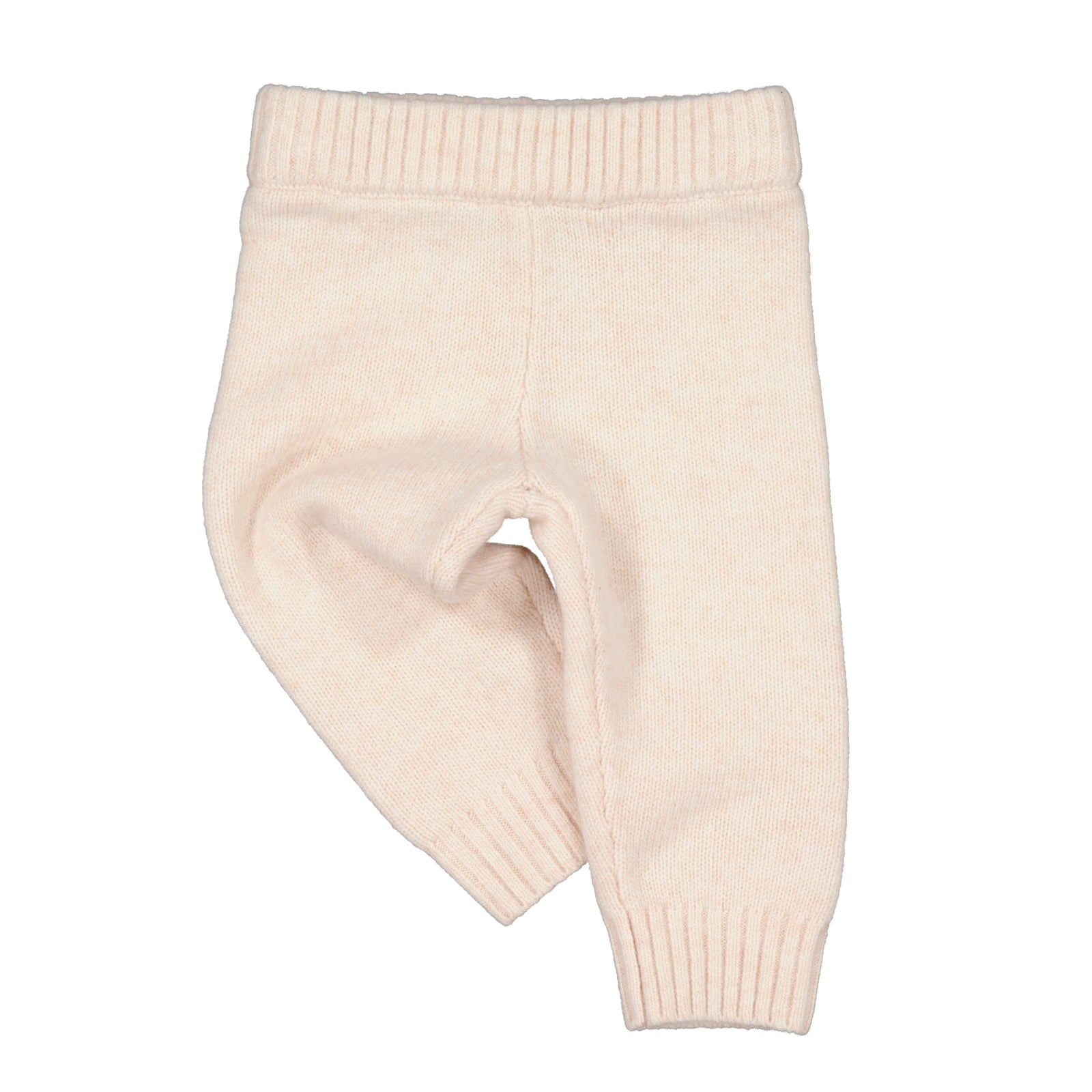 Baby Knit Pants - Ivory Blush